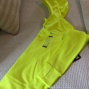 BRAND NEW Neon Yellow Nike Hoodie